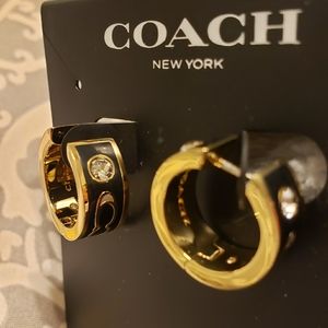 Coach Gold earings